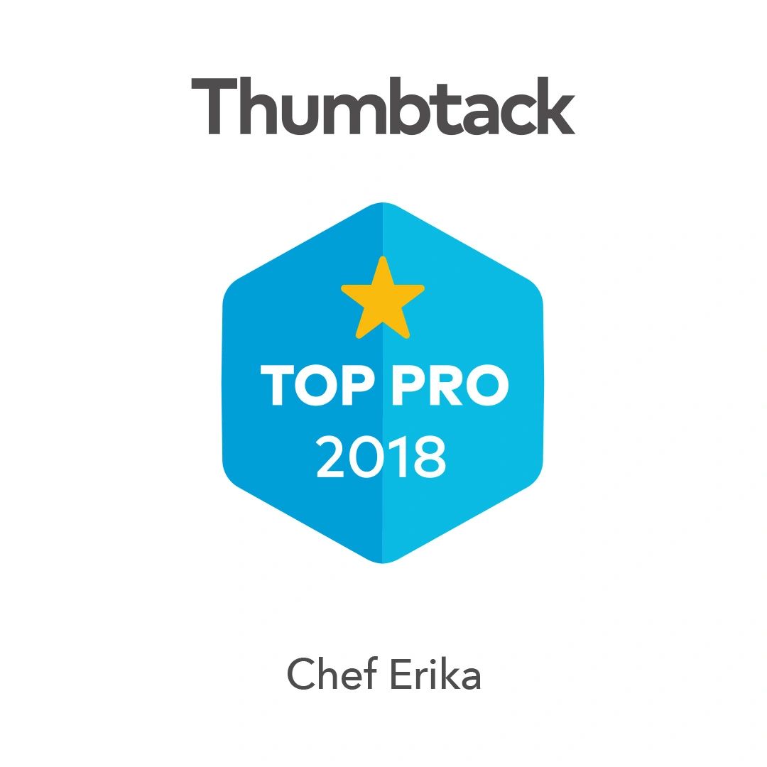 Thumbtack Top Pro 2018 Chef Erika badge
